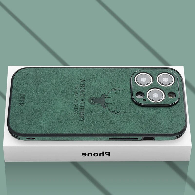 Real Leather iPhone Case | Shockproof, Stylish & Slim Design