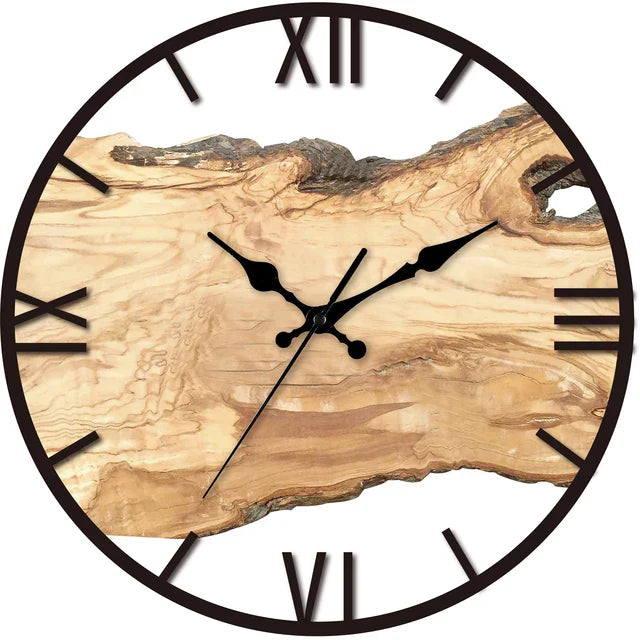 Rustic Wall Clock | Contemporary Decorative Clock