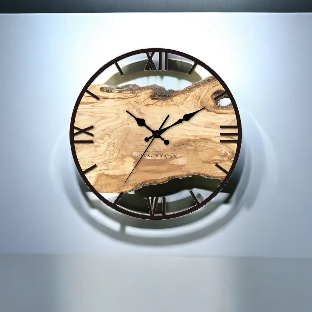 Rustic Wall Clock | Contemporary Decorative Clock