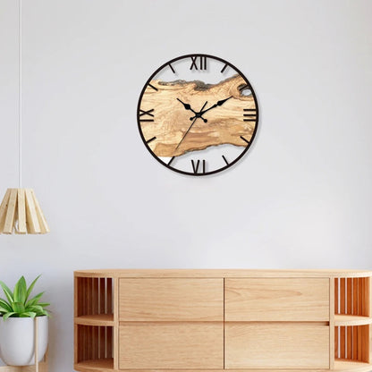 Rustic Wall Clock | Contemporary Decorative Clock