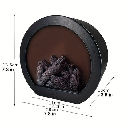 LED Flame Christmas Lamp | Realistic Fireplace Simulation Night Light