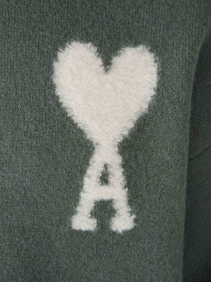 Unisex Sweater with Heart Print | Soft