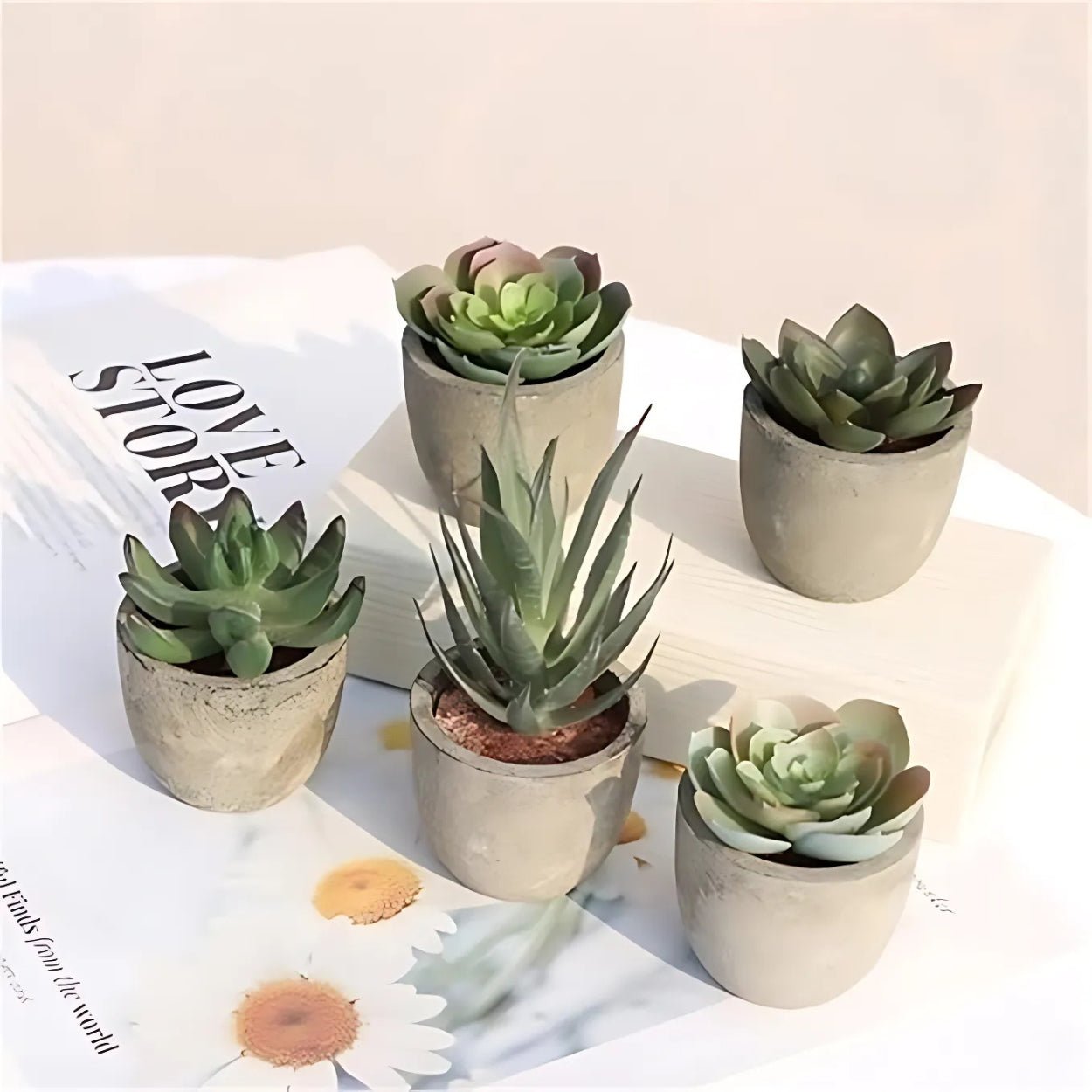 Artificial Plant | Elegant Artificial Succulents for a Refreshing Display - Luxyecs