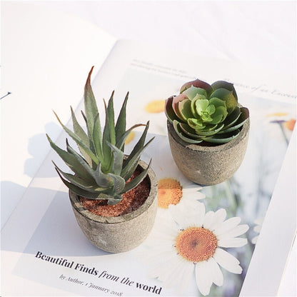Artificial Plant | Elegant Artificial Succulents for a Refreshing Display - Luxyecs