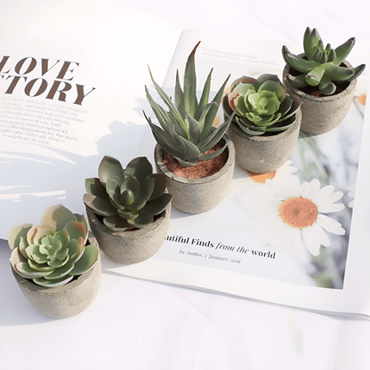 Artificial Plant | Elegant Artificial Succulents for a Refreshing Display - Luxyecs