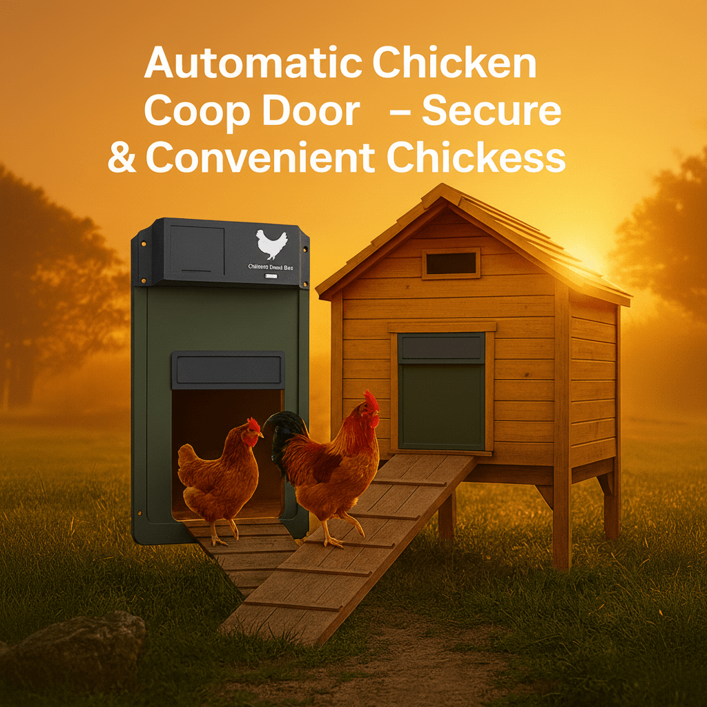 Automatic Chicken Door | Smart Coop Door Opener - Luxyecs