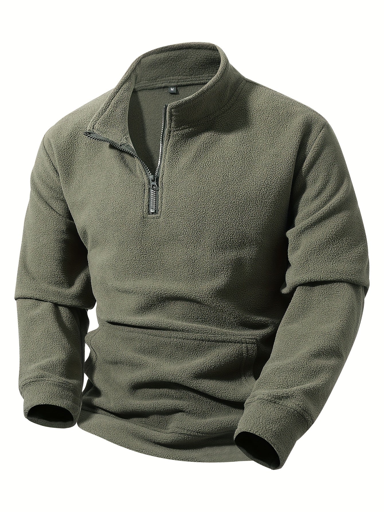 Men’s Winter Sweatshirt | Casual Half-Zip Sweatshirt
