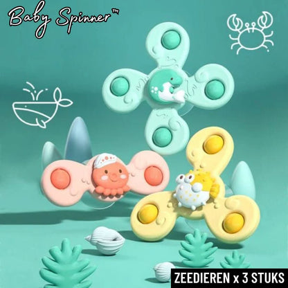 Baby Sensory Spinner Toy | Wall Suction Fidget Toy