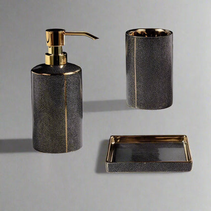 Bathroom Accessories Set | Sink Counter Organizer - Luxyecs