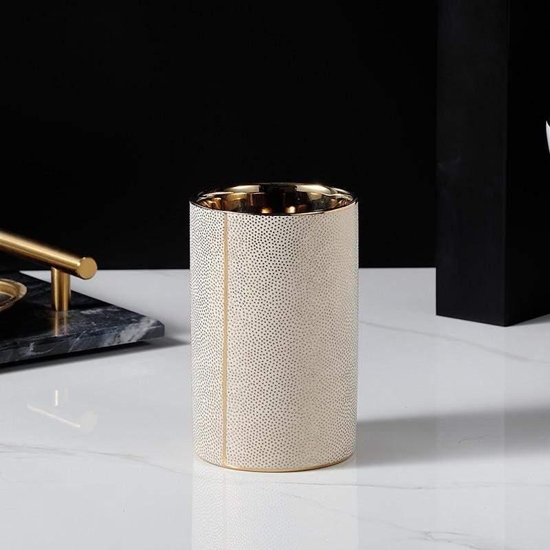 Bathroom Accessories Set | Sink Counter Organizer - Luxyecs