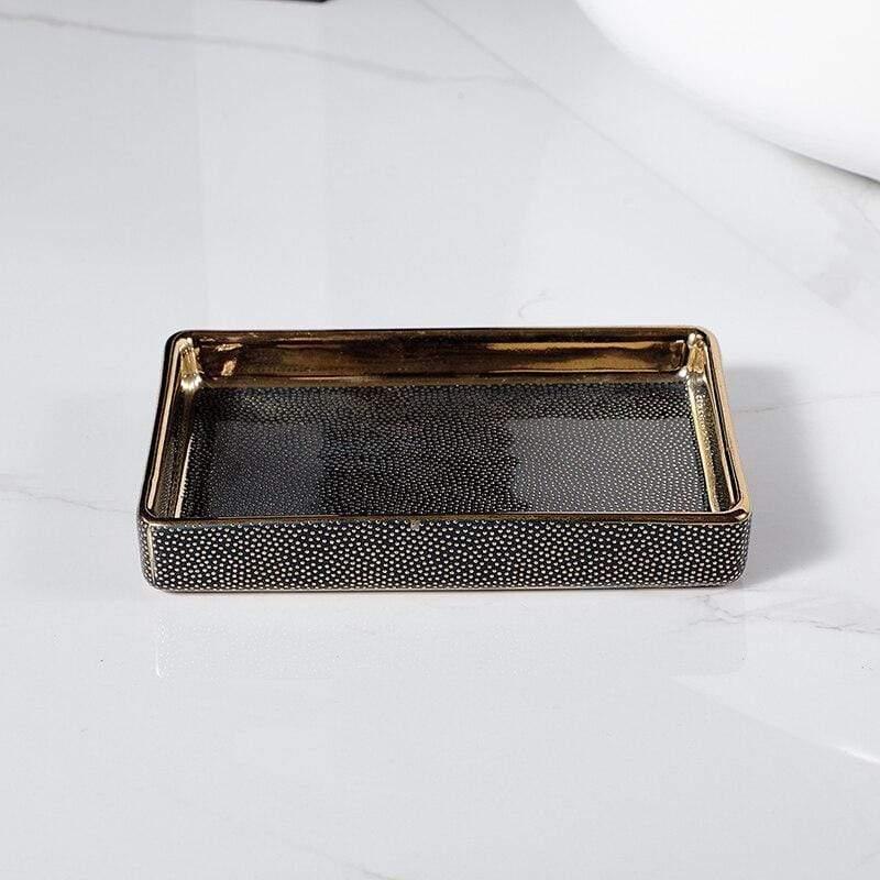 Bathroom Accessories Set | Sink Counter Organizer - Luxyecs