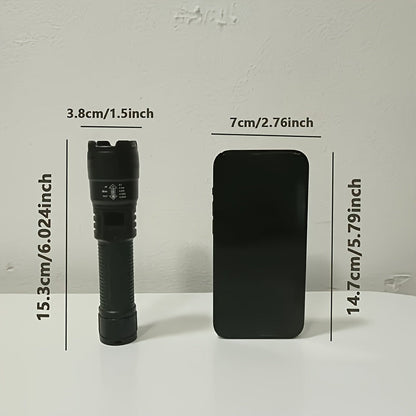 LED Torch Light | USB Rechargeable Outdoor Flashlight