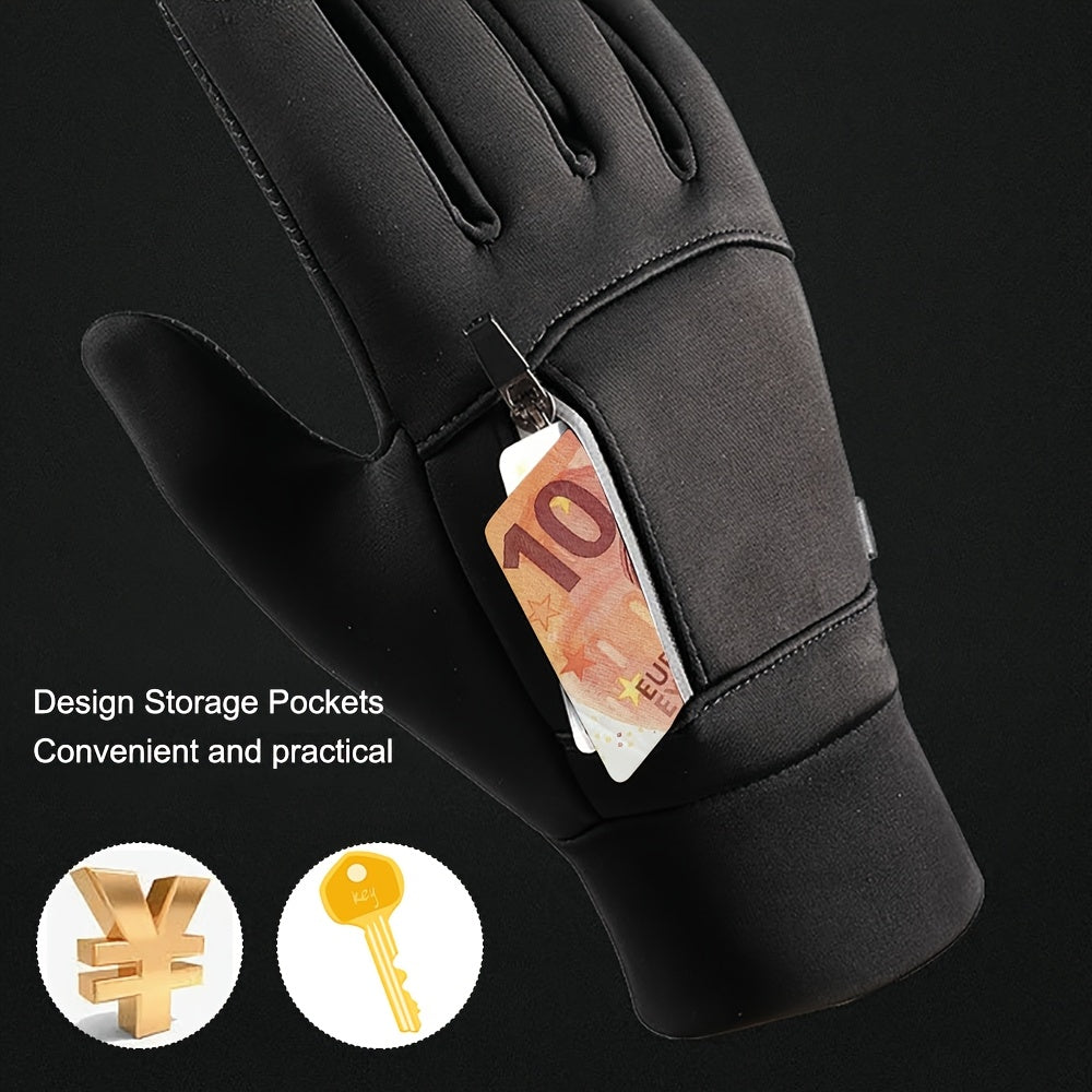 Men’s Winter Gloves | Touchscreen Outdoor Cycling Gloves