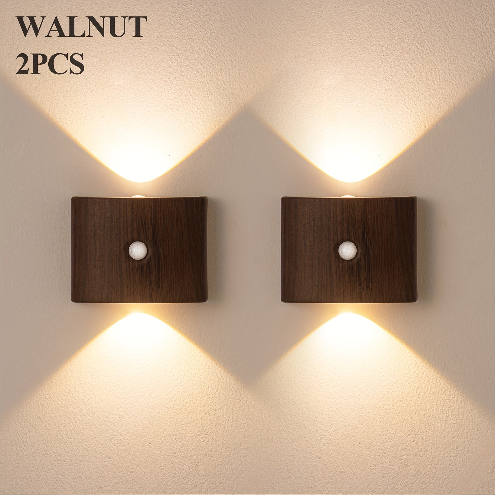 Wooden LED Wall Light | Modern Home Accent Lamp
