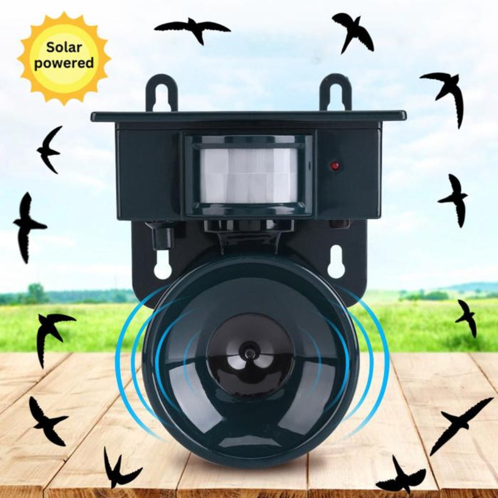 Birdguard Sensor – Motion-Activated Bird Repeller for Quiet Outdoor Spaces
