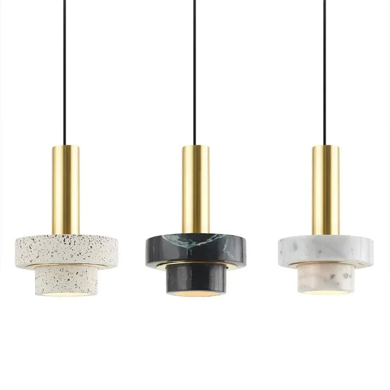 Budapest Pendant Lamp | Elegant Copper and Volcanic Stone Lighting for Modern Interiors