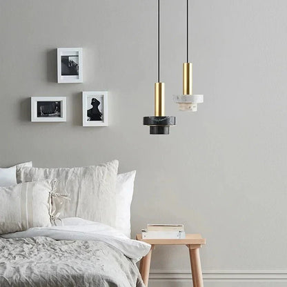 Budapest Pendant Lamp | Elegant Copper and Volcanic Stone Lighting for Modern Interiors
