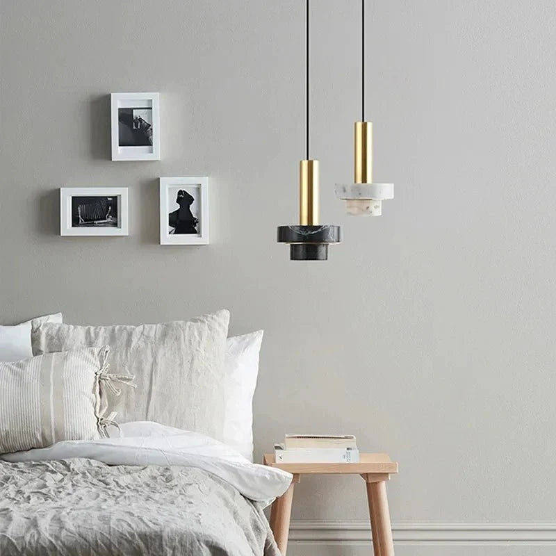 Budapest Pendant Lamp | Elegant Copper and Volcanic Stone Lighting for Modern Interiors