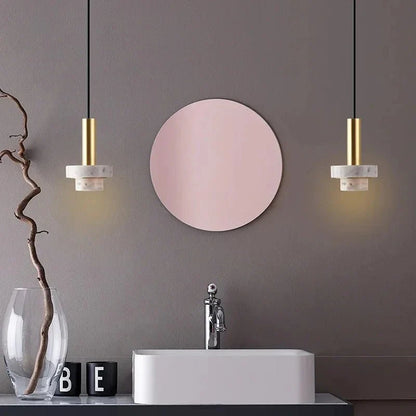Budapest Pendant Lamp | Elegant Copper and Volcanic Stone Lighting for Modern Interiors
