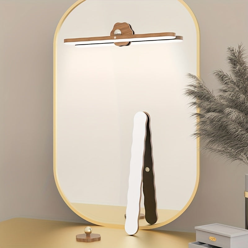 Long Bar Wall Light | Contemporary Wooden LED Sconce