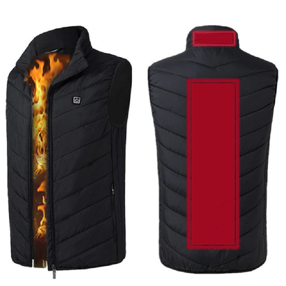 USB-Powered Warming Vest | Adjustable Heat Zones Design