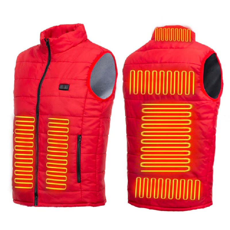 USB-Powered Warming Vest | Adjustable Heat Zones Design