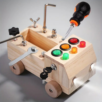 Montessori Busy Board | Interactive Learning Toy to Enhance Fine Motor Skills