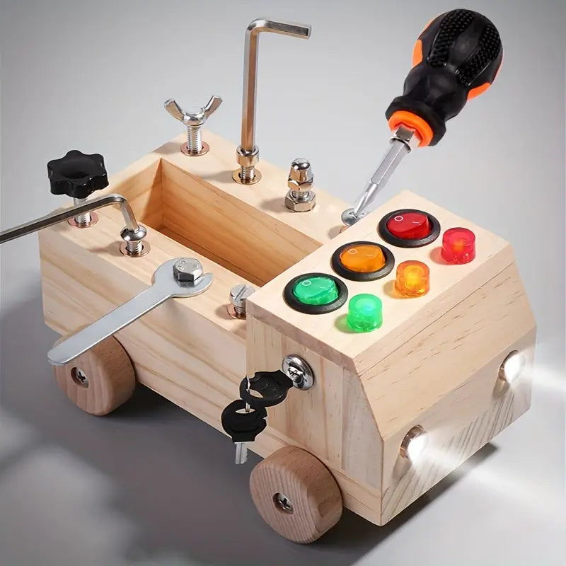 Montessori Busy Board | Interactive Learning Toy to Enhance Fine Motor Skills