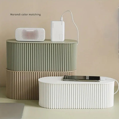 Cable Organizer Storage Box | Compact Clean - Luxyecs