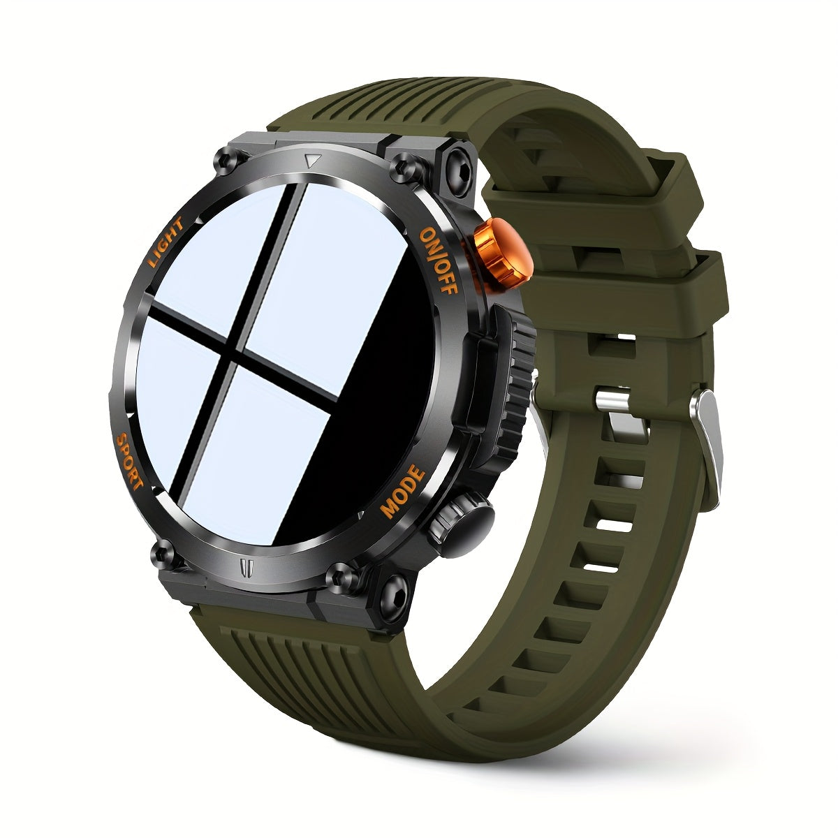 Men’s Outdoor Smartwatch | Compass and LED Flashlight Watch