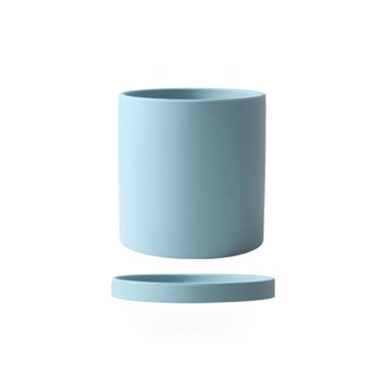 Ceramic Planter with Saucer | Elegant Indoor Plant Pot for Home Décor - Luxyecs