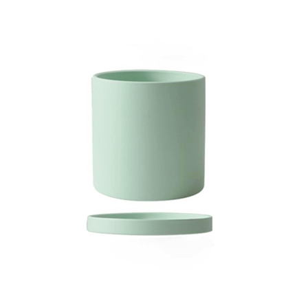 Ceramic Planter with Saucer | Elegant Indoor Plant Pot for Home Décor - Luxyecs