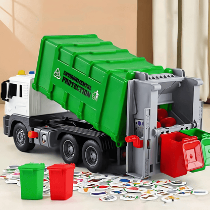 Children’s Educational Toy Garbage Truck Interactive Eco - Friendly for 3 - 5 Year Olds - Luxyecs