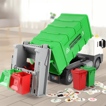 Children’s Educational Toy Garbage Truck Interactive Eco - Friendly for 3 - 5 Year Olds - Luxyecs