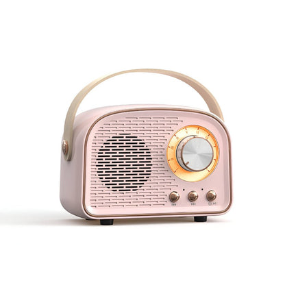 Classic Retro Bluetooth Speaker - Stylish Wireless Sound System with Vintage Radio Design - Luxyecs