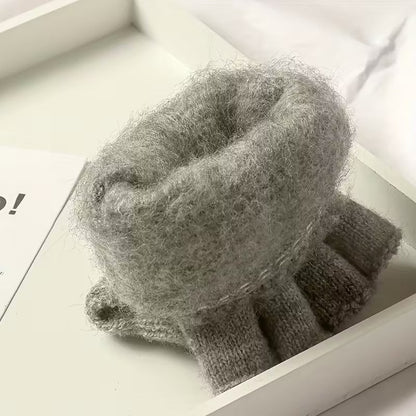 Cold Weather Gloves | Flip Cover Fingerless Gloves - Luxyecs