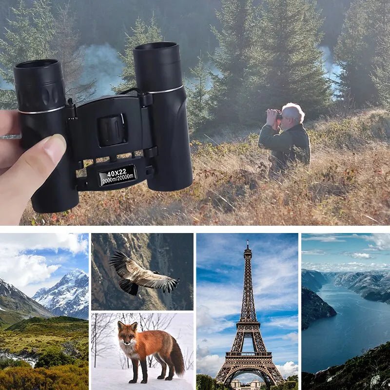 Compact Binoculars | Travel Outdoor Viewing Tool - Luxyecs