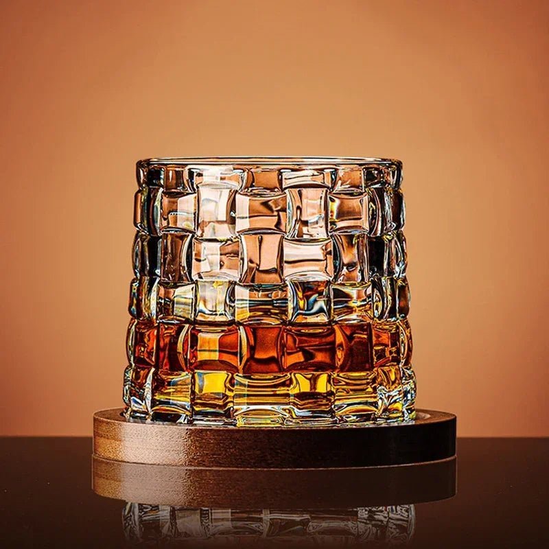 Crystal Glass Set | Exquisite Helios Crystal Whisky Glasses - Luxyecs