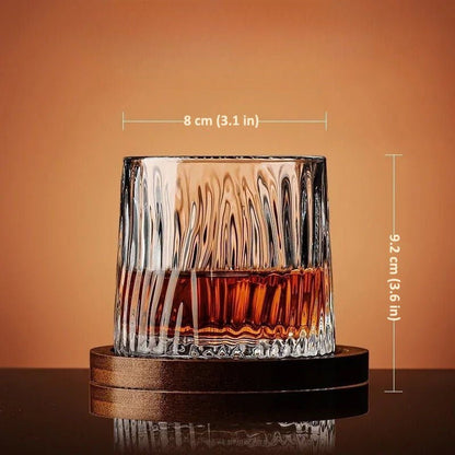 Crystal Glass Set | Exquisite Helios Crystal Whisky Glasses - Luxyecs