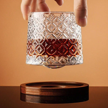 Crystal Glass Set | Exquisite Helios Crystal Whisky Glasses - Luxyecs
