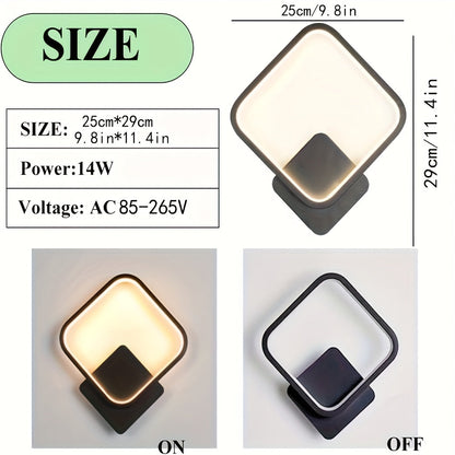 Modern LED Wall Light | Minimalist Square Wall Lamp