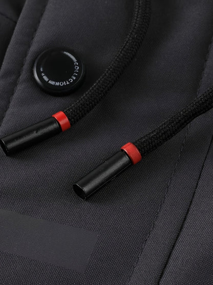 Men’s Hooded Jacket | Outdoor Windbreaker with Pockets