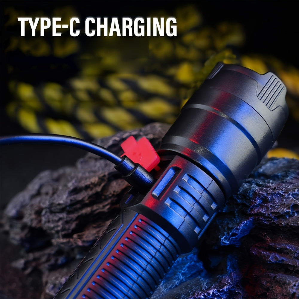 LED Torch Light | USB Rechargeable Outdoor Flashlight