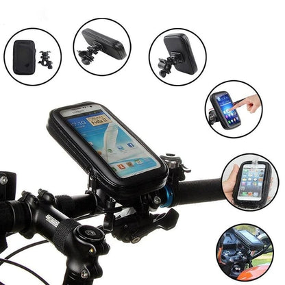 Waterproof Bike Phone Holder | Powerbank Handlebar Mount