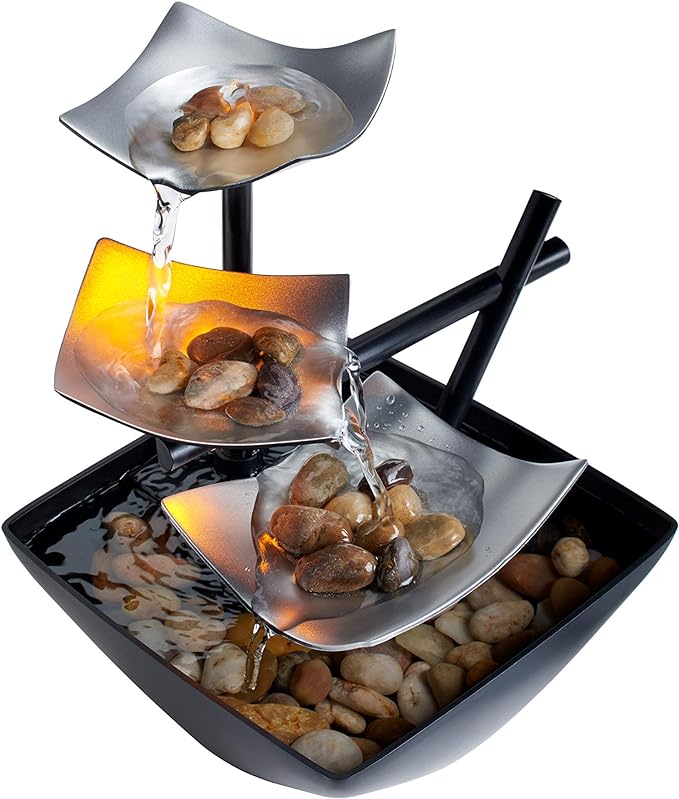 Glow - Modern LED Leaf Fountain