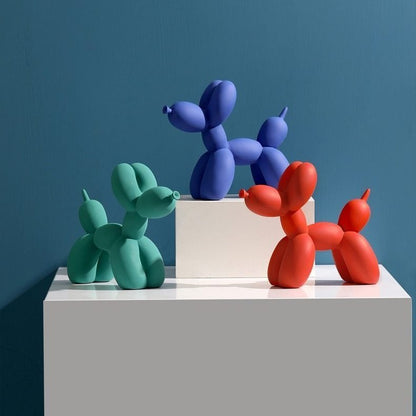 Decorative Sculpture | Unique Abstract Balloon Dog Art Piece - Luxyecs