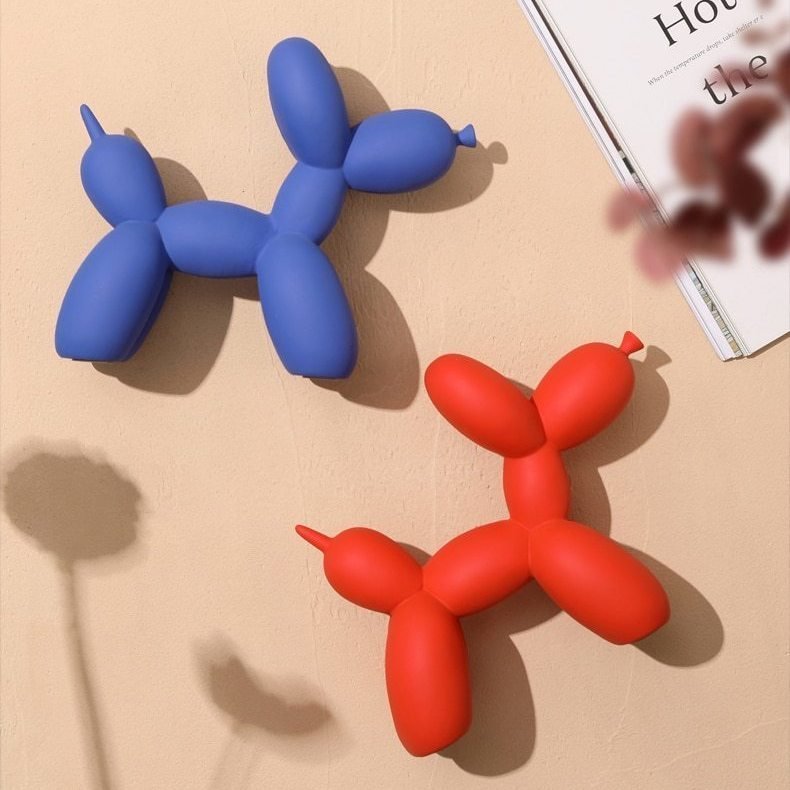 Decorative Sculpture | Unique Abstract Balloon Dog Art Piece - Luxyecs