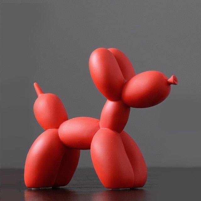 Decorative Sculpture | Unique Abstract Balloon Dog Art Piece - Luxyecs