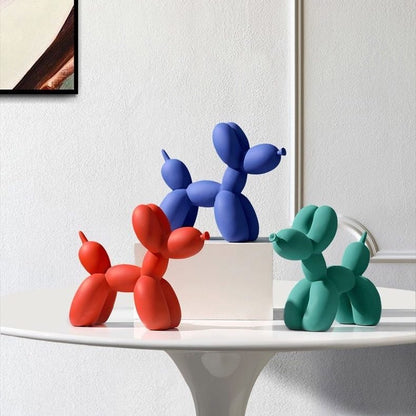 Decorative Sculpture | Unique Abstract Balloon Dog Art Piece - Luxyecs