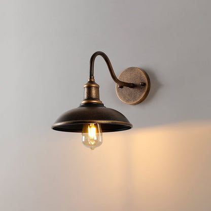 Rustic Outdoor Wall Lamp – Warm LED Illumination
